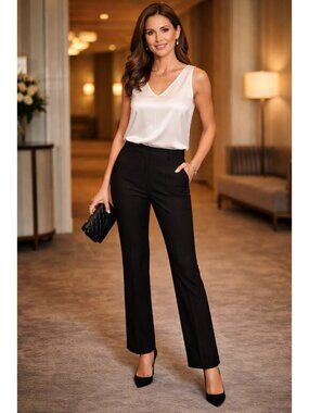 White House Black Market New size 12 L Curvy Slim Boot Black Comfort Stretch